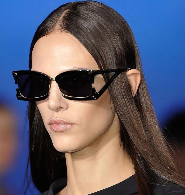 Linda Farrow  Prabal Gurung Sunglasses Rectangular Black